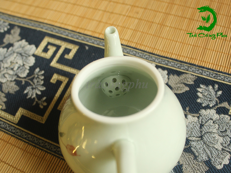Ấm Sứ - A079 có lọc hình cầu
